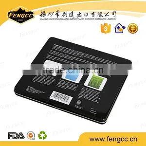 Food Grade Customized Plain Mini Custom Printed Tin Box thumbnail-3