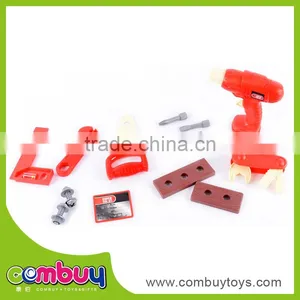 Hot Selling Plastic Kids Play Mechanic Box Toy Pink Tool Set thumbnail-1