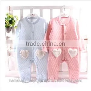 High Quality Winter Organic Cotton Baby Rompers thumbnail-1