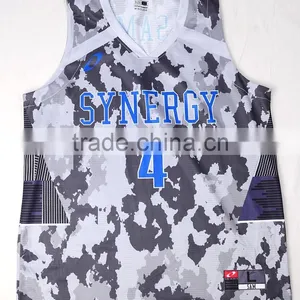 Basketball Jersey Tops Best Reversible Basketball Uniform Design Color Red thumbnail-2