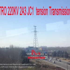 MEGATRO 220KV 2A3 JC1 Tension Transmission Tower thumbnail-1