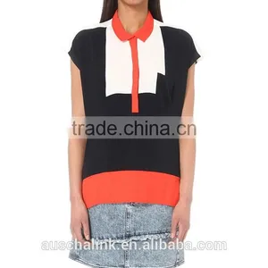 2016 New Design Women Sport Polo Shirt Customized Factory Price thumbnail-1