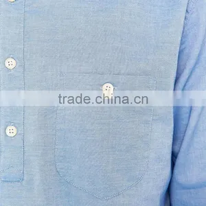 Cheap Round Bottom Casual Man Shirt Stylish High Collar Shirts for Men thumbnail-4