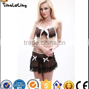 2017 Hot Selling Newest Fashion Sexy Sleepwear Costumes Babydoll Lingerie Sexy Lingerie thumbnail-1