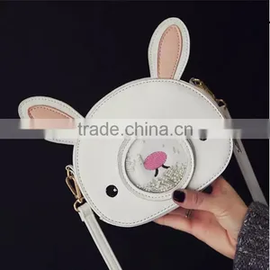 Hot 2016 Cute Cartoon Kid Bag Wholesale Kindergarten School Rabbit Purse thumbnail-5