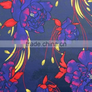 100% Polyester Woven Floral Design Fabric for Women thumbnail-3