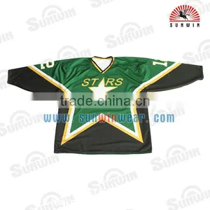 Two Side High Quality Ice Hockey Wear Fully Sublimation Custom Ice Hockey Jersey thumbnail-3