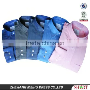 2016 Latest Style Customized Colored Denim Causal Shirt for Men thumbnail-1