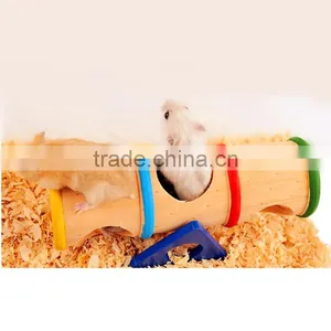 Best Promotion Modern Design Natural Wooden Colorful Seesaw Cage House Hide Toy Hamster Seesaw For Hamster thumbnail-4