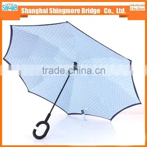 2016 Hot Sales New Design High Quality Reverse up Side Down Umbrella thumbnail-1