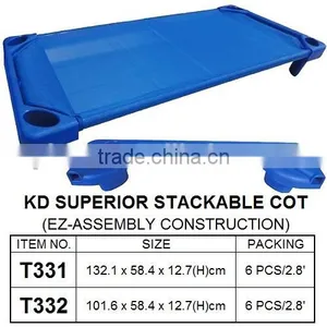 Unassemble Kids Plastic Stackable Cot Bed thumbnail-2
