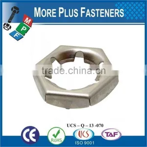 Made in Taiwan Captive Stainless Steel Zinc Plated Hexagonal Self Locking Counter Nuts thumbnail-3