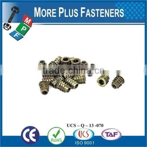 Made in Taiwan High Quality Zinc Alloy Wood Insert Nut thumbnail-4