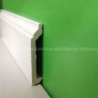 8cm Wide PS Foam Hot Selling Home Waterproof White Polystyrene Skirting Board thumbnail-1