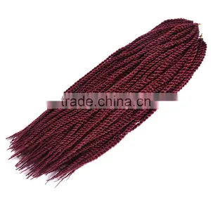 2016 Best Selling no Tangle Top Quality Three Strand Senegal Twist Braids Extension Crochet Braids Synthetic Braiding Hair 201g thumbnail-2