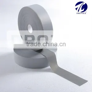 Light Custom Printed Retro Reflective Fabric Tape,Elastic Fire Retardant Waterproof Reflective Tape Strip For Clothing thumbnail-1