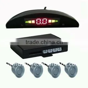 LED Car Reverse Parking Sensor With Waterproof Connector Rear 4 Sensors thumbnail-1