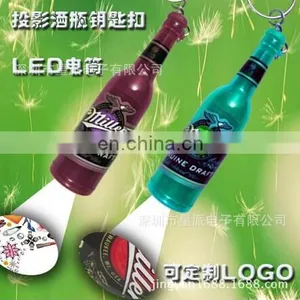 Good Promotion Led Bottle Stopper Projector Keychain Gifts thumbnail-6