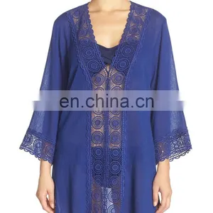 C5 V-Neck Beach Tunic Kaftan Cover Ups thumbnail-1