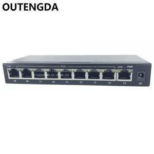 8+1 Ports 10/100M POE Switch 12~15~24V Poe Network Switch With 8 Poe Ports 1 Uplink for Wireless AP, IP Cameras Etc thumbnail-3