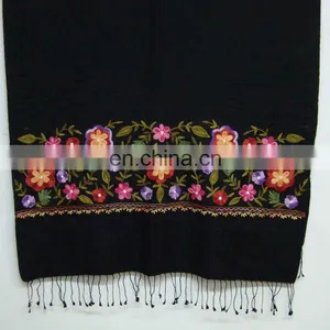 Fashion Embroidered Pashmina Shawl thumbnail-1