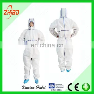 Medical Consumable Nonwoven/SMS Disposable Coverall S-Large Size thumbnail-1