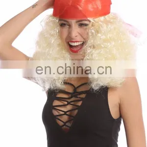 Carnival Hippie Women Blond Wigs P-W239 thumbnail-5