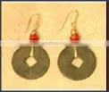SF-E247 Beaded Brass Earrings thumbnail-1