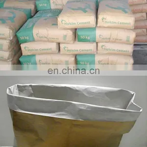 Custom Straw Kraft Paper Packaging Cement Bags thumbnail-4