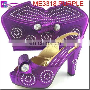 African Shoes and Bags Bridal Shoes and Bags Charinter Shoe and Matching Bag Set thumbnail-3