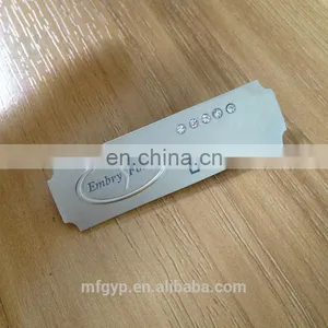 Laser Logo Metal Lapel Pin Name Tag With Safety Pin thumbnail-1