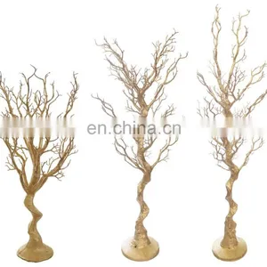 80cm 1.2m 1.8m Gold Manzanita Wedding Wishing Tree For Venue Centrepiece Decoration thumbnail-1