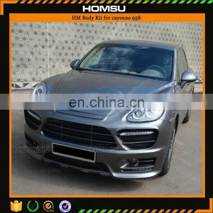 High Quality HM Original Style Front Bumper Rear Bumper Spare Parts Carbon Fiber Diffuser Fiber Glass Auto Tuning Hot Sell Wide thumbnail-1