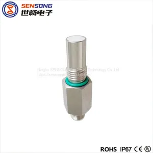 M12 500bar Pressure Resistant Hydraulic Inductive Sensor PNP NPN thumbnail-1