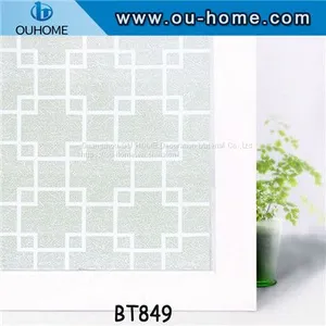 BT849 Hot Sale Self Adhesive Stained Window Film thumbnail-1