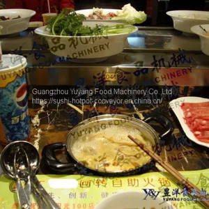 Catering Rotary Conveyor Belt Sushi Food Delivery System - Michaeldeng@gdyuyang.com thumbnail-1