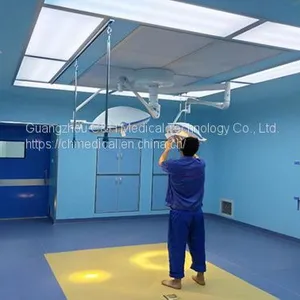 Prefabricated Electrolytic Steel Sheet Material Wall and Ceiling Panels Hospital Clean Operating Rooms thumbnail-4
