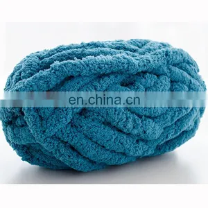 100% Polyester Big Ball Yarn Roving Yarn for Hand Knitting thumbnail-4