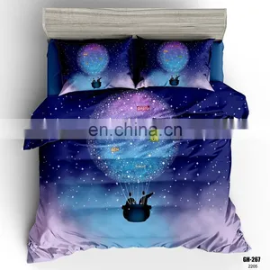 Summer Quality Unique Nordic Indian Floral Super King Size Animal Paint 6 Piece 3D Beddings Duvet Cover thumbnail-2