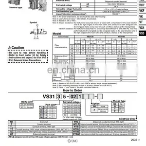 SMC 3 Port Direct Operated Solenoid Valve VS3145-065TZP thumbnail-5
