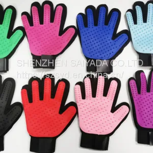 Pet Bath and Massage Gloves Pet Gloves Silicone thumbnail-1