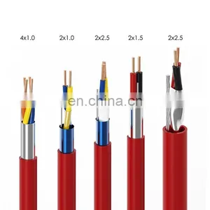 Listed 22/2 18/2 16/2 Shielded Unshieded FPL FPLR FPLP Fire Security Alarm 100% Copper Red Fire Alarm Cable thumbnail-7