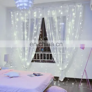 Amazon USB Supply Remote Control Led Light Curtain for Home Holiday Decoration thumbnail-5