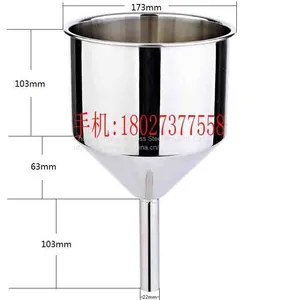 18/8 Stainless Steel Tapered Type Filling Hopper With Difficult to Rust for Oil Press Workshops thumbnail-4