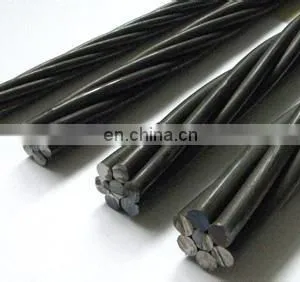High Carbon 7 Wire 9 53mm Low Relaxation Post Tensioned Cable Pc Steel Strand thumbnail-2