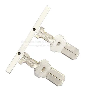 High Quality Car Parts Auto Spare 6.3 Auto Terminal Brass Terminal Connector Plug Spring Terminal Connector thumbnail-1