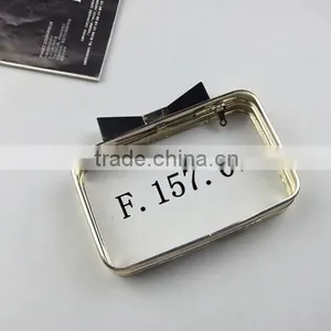 6.3 Inch Gold Metal Purses Frames thumbnail-1