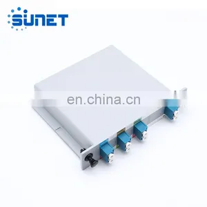 Single Fiber 1270-1410nm 8CH Mux/Demux CWDM 100GHz 8 Channels Lgx Box CWDM thumbnail-2