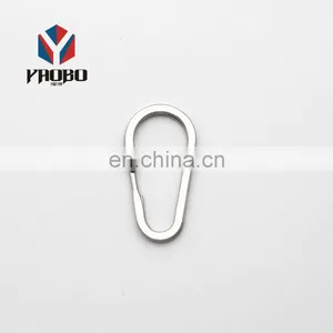 Profession Custom Blank Split Key Ring Hook Plain Metal Brass Shaped Key Chain Jewelry Key Rings Bulk thumbnail-2