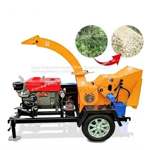 Wood Crushing Equipment, Tree Branch Shredder, Mobile Tree Branch Shredder, New Tree Branch Shredder for Landscaping thumbnail-1